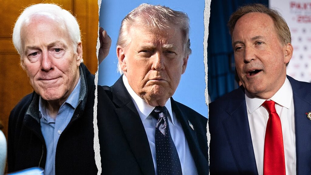 Trump flexes MAGA muscle in Texas Senate runoff clash between Cornyn and Paxton