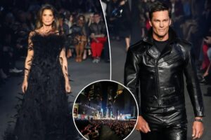 Gucci transforms Times Square into runway as label debuts new collection with Cindy Crawford, Tom Brady