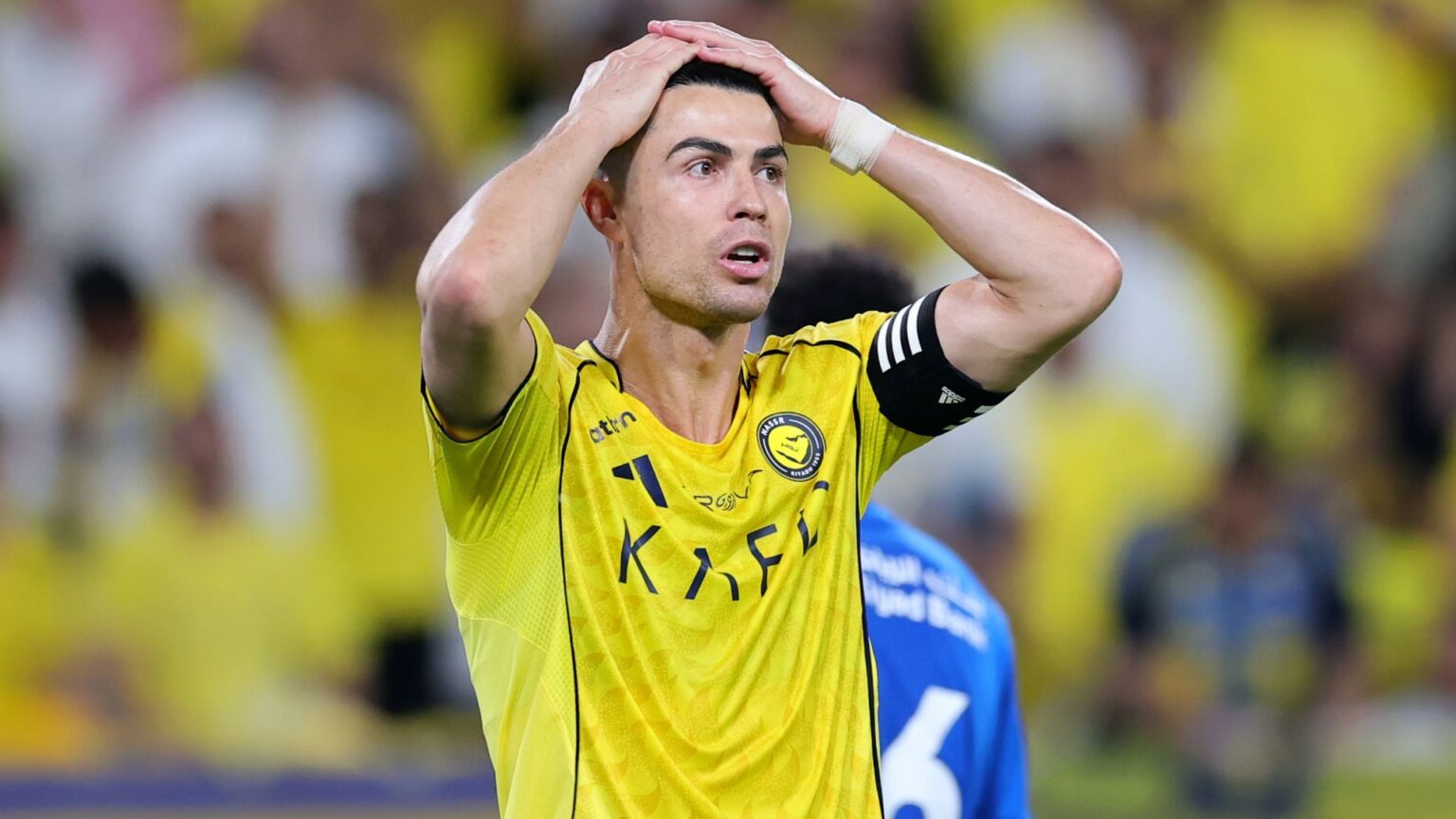 Cristiano Ronaldo In Disbelief After Al-Nassr’s Goalie Blunder Halts Title Chase