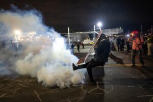 Delaney Hall anti-ICE clashes continue – despite New Jersey Gov. Mikie Sherrill’s ‘peaceful’ protest zone