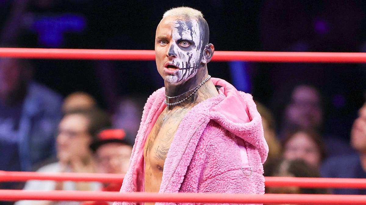Darby Allin standing in the wrestling ring during AEW Collision in Toledo, Ohio