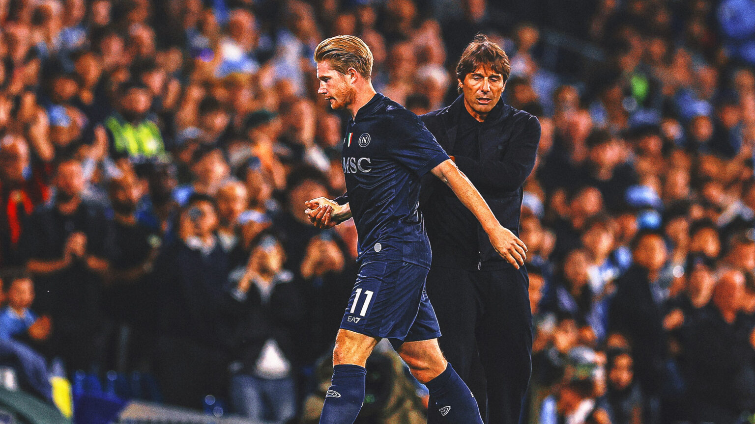 Napoli’s Kevin De Bruyne Suffers Split Cheekbone, Antonio Conte Confirms