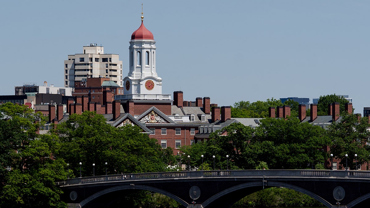 Dunster House residence hall along the Charles River at Harvard University campus in Cambridge, Massachusetts