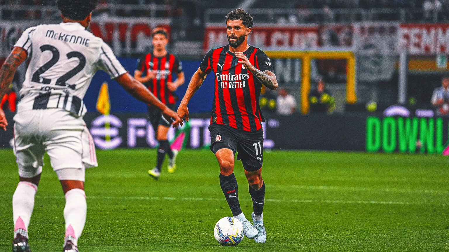 USA Star Christian Pulisic To Return From Back Injury For AC Milan This Weekend