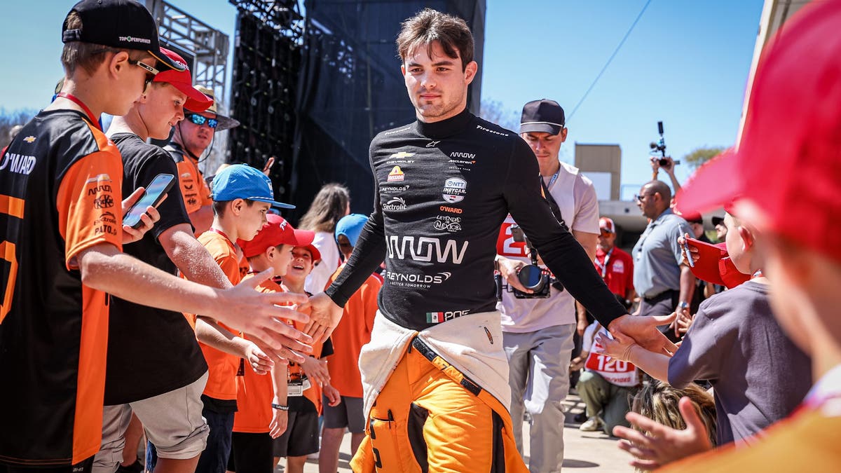 Pato O'Ward before the 2026 Firestone Grand Prix of St. Petersburg earlier this season. (Photo by David Jensen/Getty Images)
