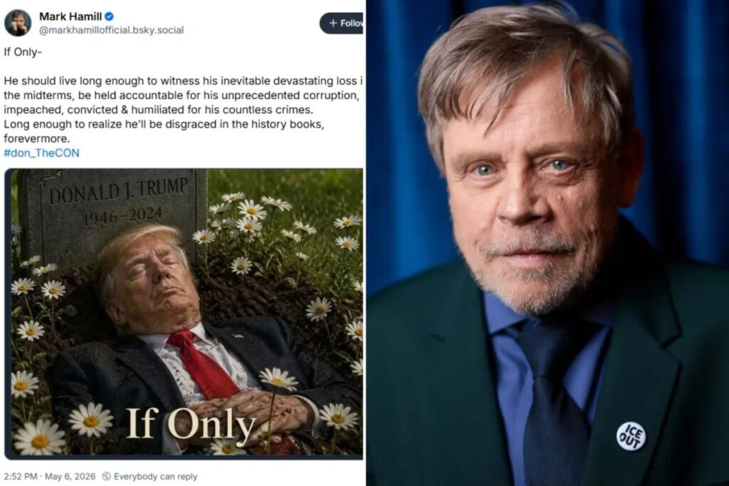 ‘Star Wars’ actor Mark Hamill deletes image depicting Trump as deceased, posts new photo to ‘apologize’ after backlash
