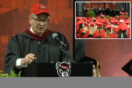 NC State graduates stunned as donor pays off senior year debts in commencement speech