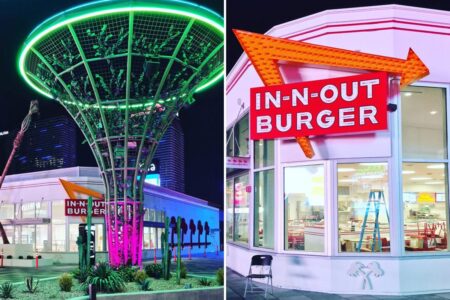 World’s largest In-N-Out nears highly anticipated opening date on the Las Vegas Strip as new photos reveal progress