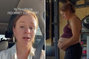 Pregnant woman coins new phrase to describe the ‘rude’ commentary she’s received as a mother-to-be Pregnant woman coins new phrase to describe the ‘rude’ commentary she’s received as a mother-to-be
