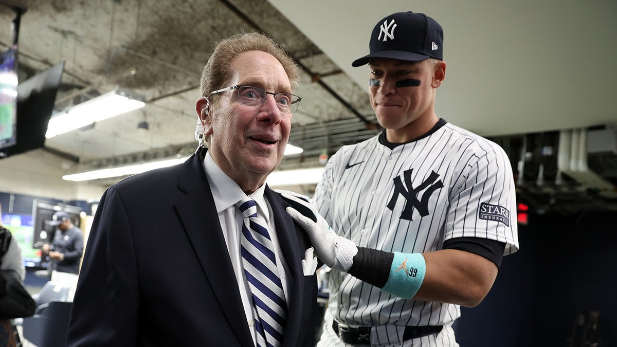John Sterling with Aaron Judge