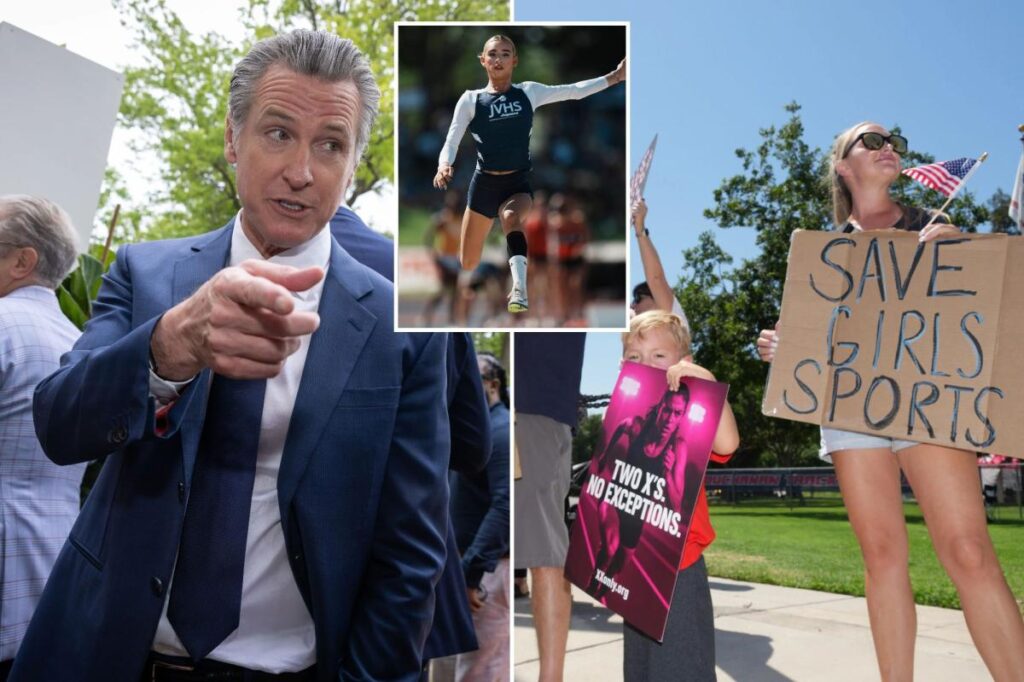 Newsom office source responds to planned protest against trans athlete at state playoff girls’ track meet