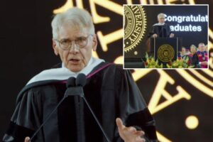 Harrison Ford urges Arizona State graduates to ‘extend social justice,’ prevent ‘mass extinction’