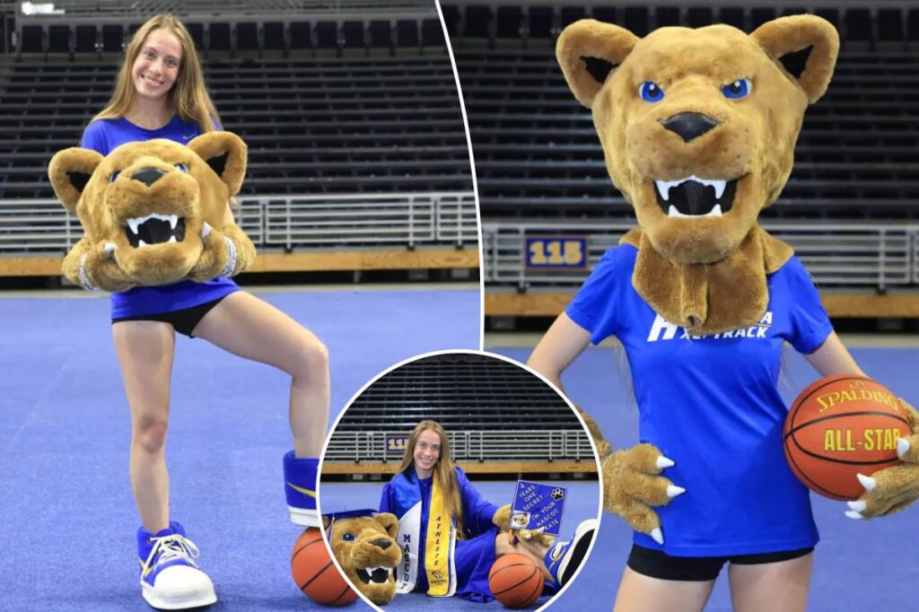 Allison Reid lived secret double life at Hofstra as runner — and mascot Allison Reid lived secret double life at Hofstra as runner — and mascot