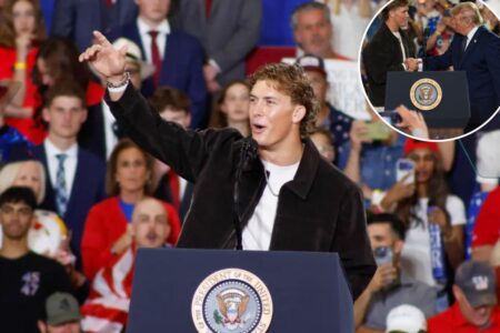 Jaxson Dart addresses Giants teammates after Trump introduction controversy