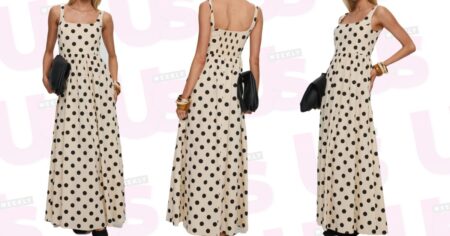 Everything About This Polka Dot Dress Screams ‘Parisian Cool Girl’ — Shop it Now!