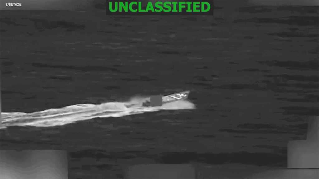 U.S. military kills alleged narco-terrorist in lethal strike on drug-trafficking vessel in Eastern Pacific