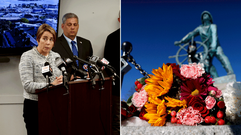 Massachusetts governor asks US Navy to help retrieve bodies, evidence from sunken fishing vessel Massachusetts governor asks US Navy to help retrieve bodies, evidence from sunken fishing vessel