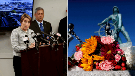 Massachusetts governor asks US Navy to help retrieve bodies, evidence from sunken fishing vessel