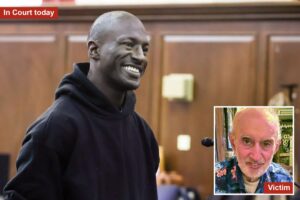 Subway shove suspect flashes smile in court after allegedly killing retired NYC teacher