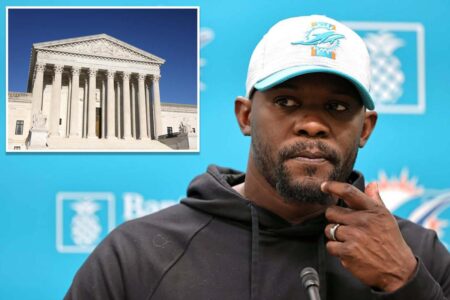 Supreme Court denies NFL’s bid to keep former Dolphins coach Brian Flores’ discrimination lawsuit from heading to court