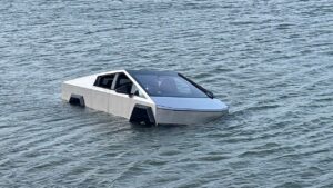 Texas man arrested after allegedly driving Tesla Cybertruck into lake to test ‘Wade Mode’: police