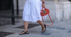 Parisian Rich Moms Walk Everywhere in These Comfy, Luxe-Looking Sandals — From 