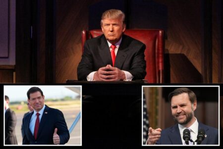 Vance jokes Trump is holding ‘Apprentice’ contest between him and Rubio for 2028 successor