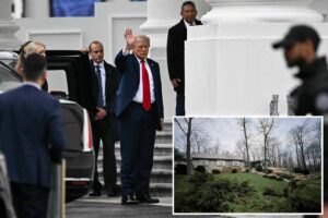 Exclusive | Trump to make rare trip to Camp David as Iran tensions rise over US strikes