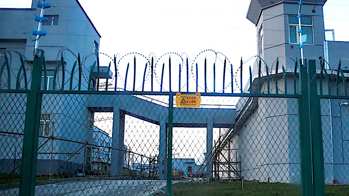 A Uyghur 're-education' camp