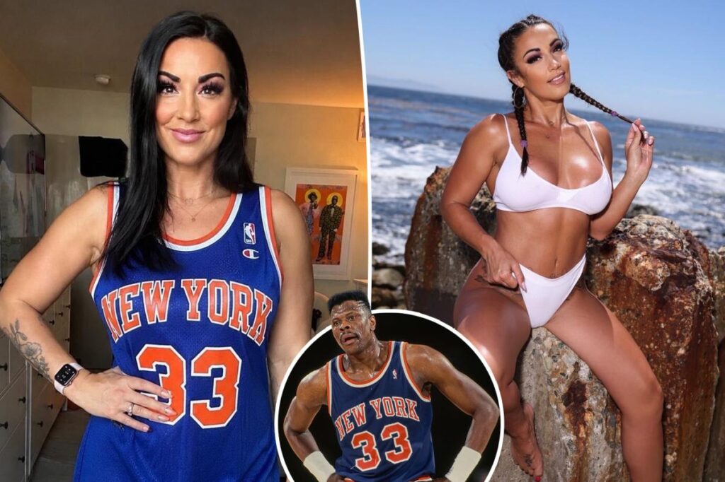 OnlyFans model who makes K/month twerks in Patrick Ewing jersey gifted by Knicks superfan: ‘He paid 0 to watch me have solo fun’
