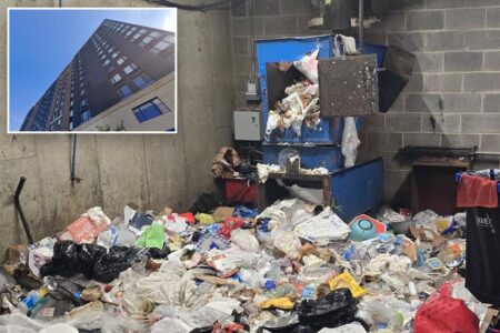Woman in state of ‘paranoia’ falls 10 stories down trash chute in New Jersey apartment complex Woman in state of ‘paranoia’ falls 10 stories down trash chute in New Jersey apartment complex