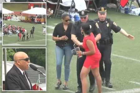 Massachusetts mom hurls explosive tirade at mayor during high school graduation ceremony Massachusetts mom hurls explosive tirade at mayor during high school graduation ceremony