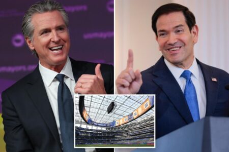 Gavin Newsom hits Marco Rubio with childish as rivals set to sit together at World Cup match Gavin Newsom hits Marco Rubio with childish as rivals set to sit together at World Cup match