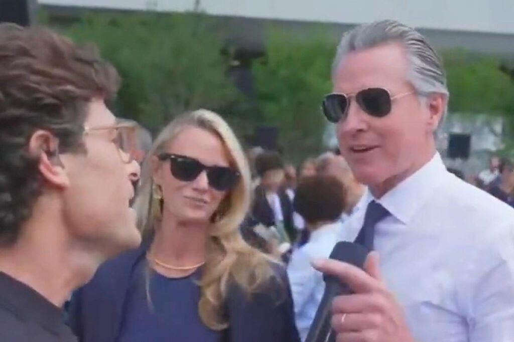 Jennifer Siebel Newsom dodges question on DOJ probe at Obama event