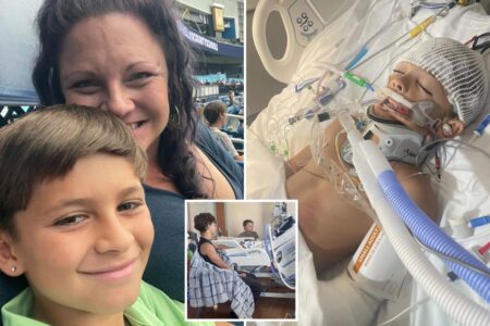 Boy, 10, fighting for his life after being hit by two cars while riding his bike