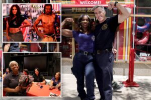 FDNY hunks and hotties unveil steamy 2027 calendars: ‘Putting the work in the gym!’