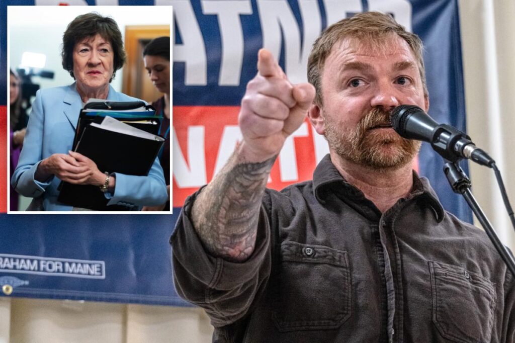 Nearly half of Maine voters say Graham Platner ‘too extreme’ as poll shows race with Sen. Susan Collins tightening