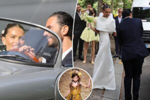 French bombshell dubbed ‘the most beautiful girl in the world’ as a kid gets married at 25
