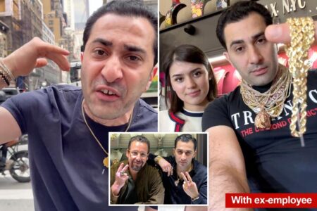 Exclusive | NYC jeweler to the stars who appeared in Sandler flick ‘Uncut Gems’ ruined ex’s life, called her ‘stupid monkey brained b—h’: lawsuit