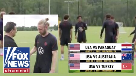 USMNT trains for friendly vs Senegal ahead of World Cup