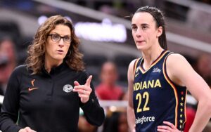 Caitlin Clark defends coach Stephanie White after sideline confrontation sparks debate