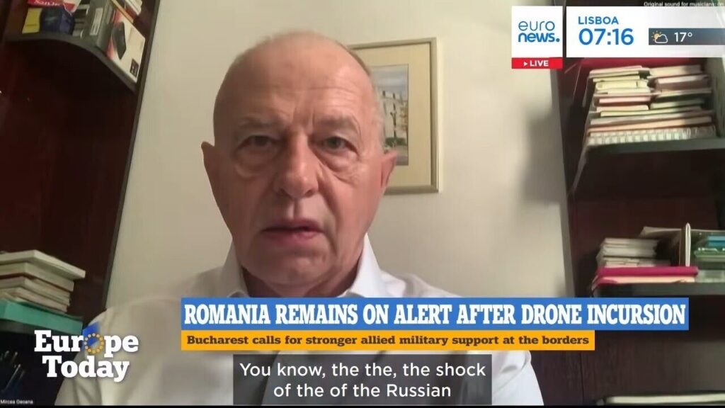 Romania lacked means to stop Russian drone, says Geoană