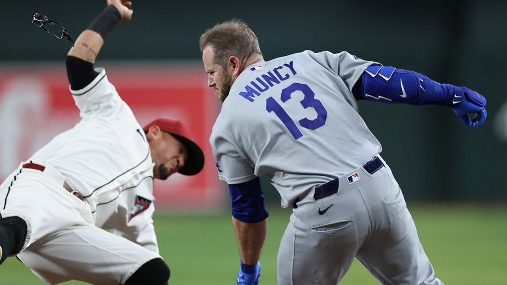 MLB stars leave divisional game after scary collision at first base leaves both injured