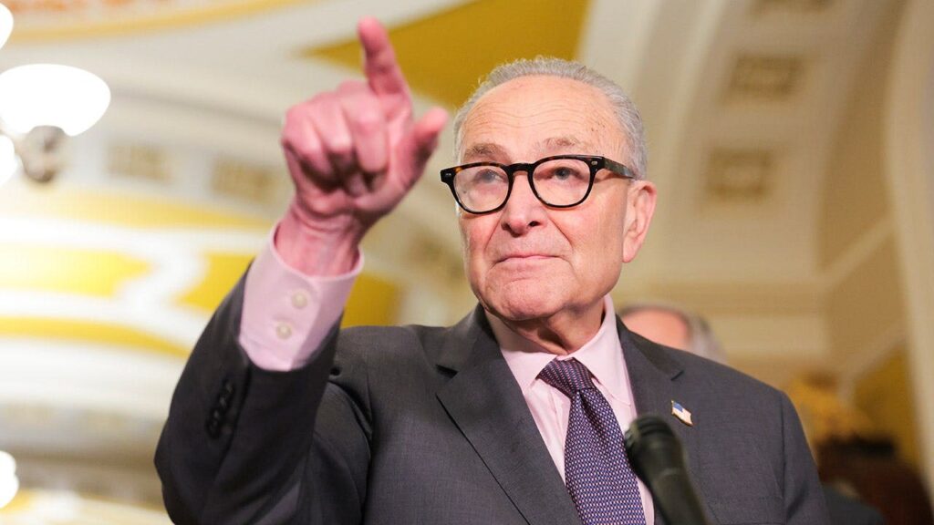 Schumer rips Senate Republicans for passing billions in ICE and Border Patrol funding in late-night vote
