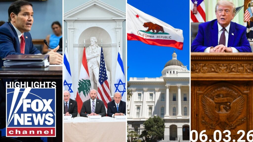 Fox News Highlights – June 3rd, 2026