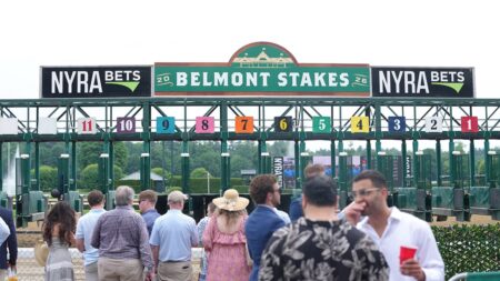 Golden Tempo, 2026 Kentucky Derby winner, takes home 158th Belmont Stakes Golden Tempo, 2026 Kentucky Derby winner, takes home 158th Belmont Stakes