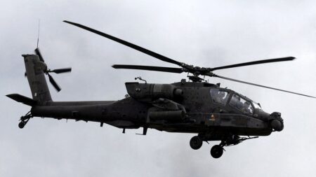 US Army helicopter goes down, but President Donald Trump says ‘pilots are fine’