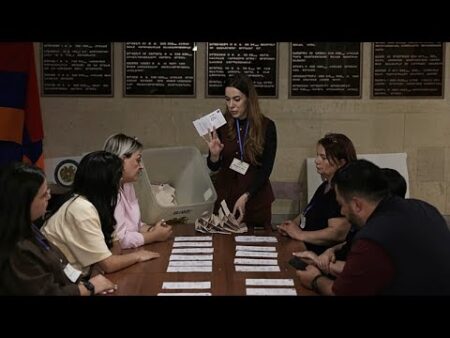 Counting is underway in Armenia’s pivotal vote for the South Caucasus future Counting is underway in Armenia’s pivotal vote for the South Caucasus future