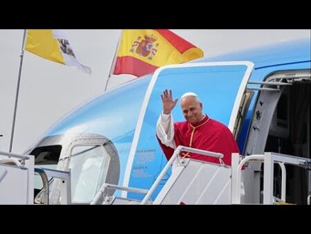 Pope Leo XIV calls for ‘end to polarisation’ as he makes the first papal visit to Spain in 15 years
