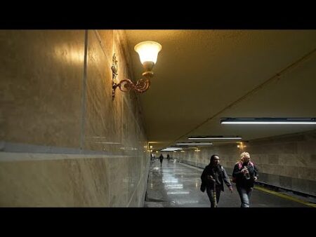 Subway station in Mexico City goes viral over chandeliers